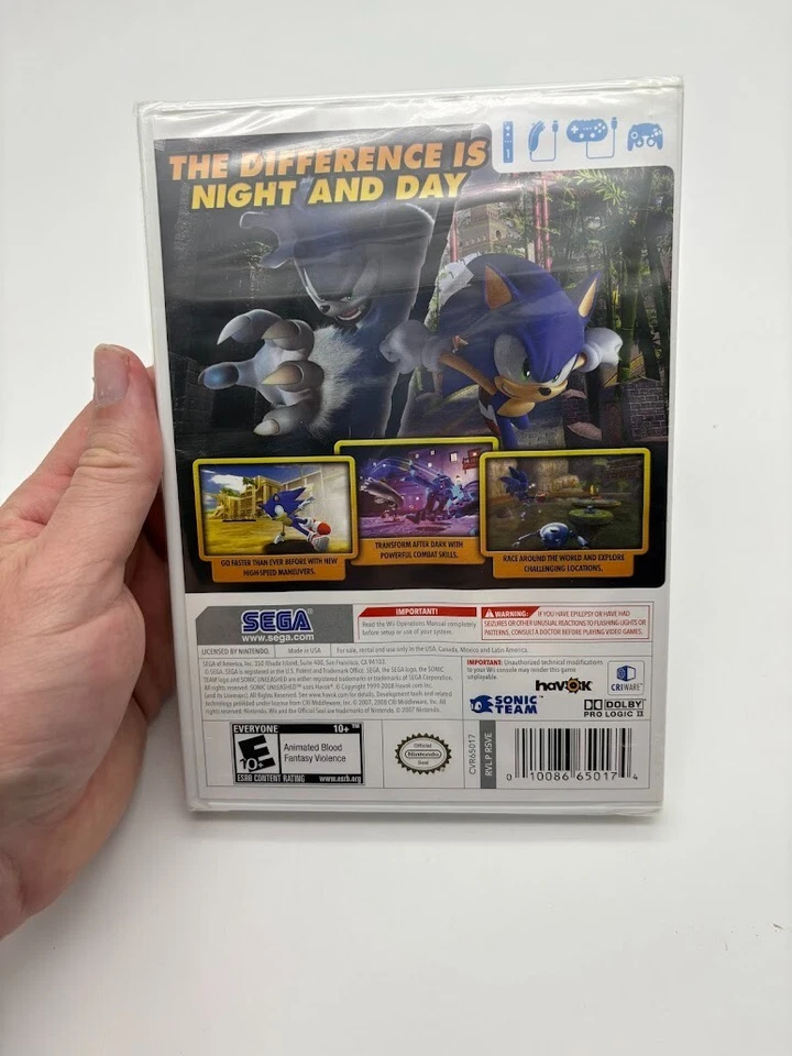 Sonic Unleashed (Nintendo Wii) NEW SEALED / READ - Image 2 of 4
