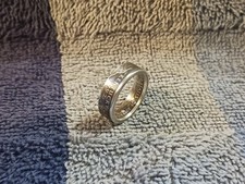 Kentucky Handcrafted 90 Silver Washington Quarters coin ring, size 7 2001