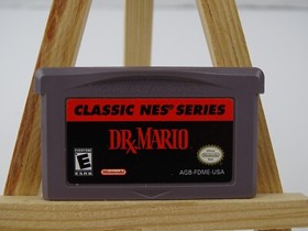 Dr. Mario Classic NES Series Game Boy Advance Nintendo Authentic Tested Puzzle