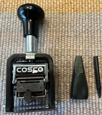 Cosco Automatic Numbering Machine, self-inking W/ Ink And Point
