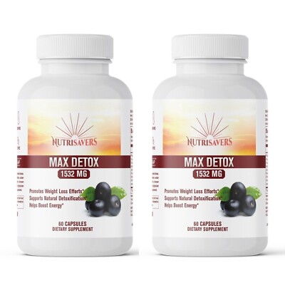 California Essentials Max Detox Herbal Liver Cleanse Natural Support 120 Caps