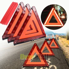 #1 Paquete de 3, Triangulo De Advertencia Emergencia de Auto Carro Coche Camion