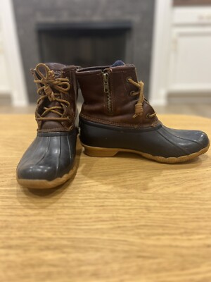 Sperry Women's -Size 6- Top-Sider Saltwater Duck Boot Water Resistant STS91176