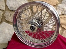 RUEDA TRASERA ANCHA 18X5.5" 80 RADIOS ADN KCINT PARA PICADORA HARLEY FXST CHOPPER