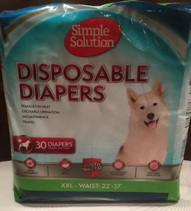 simple solutions dog diapers