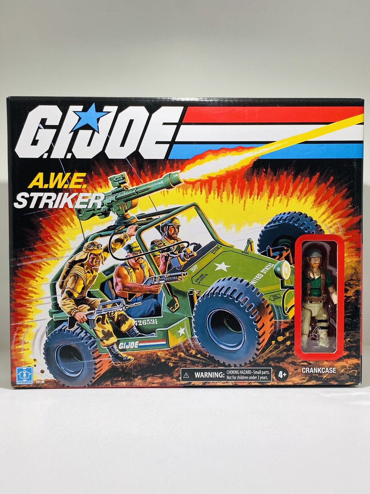 GI Joe AWE Striker with Crankcase Retro Collection Walmart Exclusive 2020 Action Figure