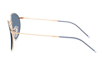 RAY-BAN ROUND REVERSE Sunglasses RB R0103S 9202/3A Rose Gold