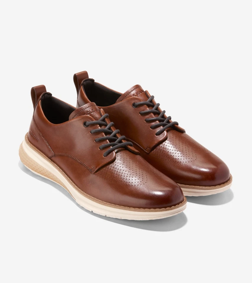 Oxford Cole Haan Energyweave perforado punta lisa para hombre C40491 bronceado británico