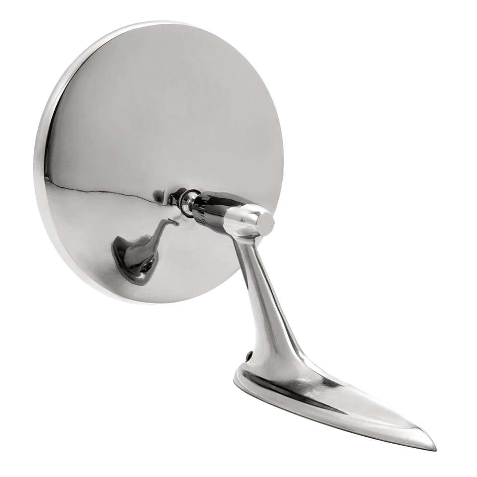 Espejo retrovisor cromado para Chevrolet Impala Nova Corvair Chevelle El Camino 63 64 65 Foto 2 de 4