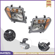 For 2005-2007 Nissan Pathfinder Left Right Headlights Headlamps Pair Halogen