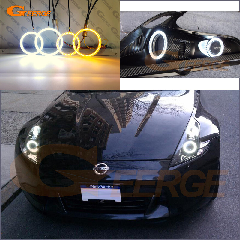 For Nissan 370Z 370 Z Z34 A/W Switchback Turn Signal Led Angel