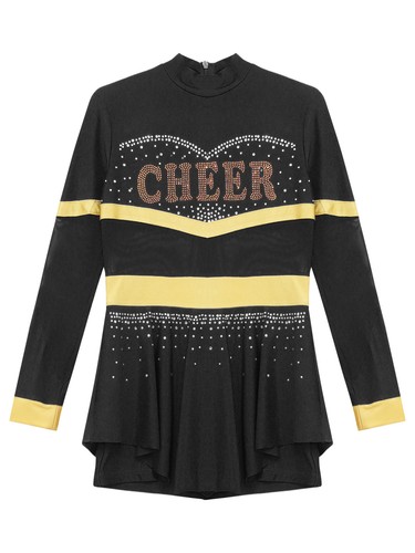 Niñas Ropa de Baile Halloween Animador Líder Disfraz Gimnasia Mono Festival - Imagen 34 de 68