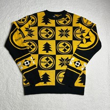 Pittsburgh Steelers NFL Sweater Pullover NFL Football Ugly Christmas Drip Fam S