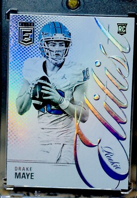Drake Maye RARE ROOKIE RAINBOW FOIL REFRACTOR INVESTMENT SSP PANINI ROY ...
