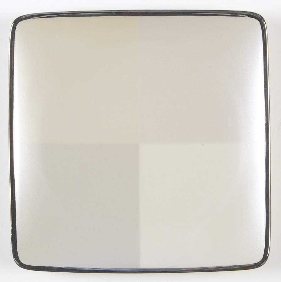 Plato de ensalada cuadrado escarcha de marfil Lenox 2459576