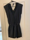 Title Nine Free Play Romper Women's V-Neck Black Small — photo 3