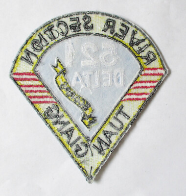 US NAVY RIVER SECTION 521 TUAN GIANG PATCH (Cut Edge) Made for