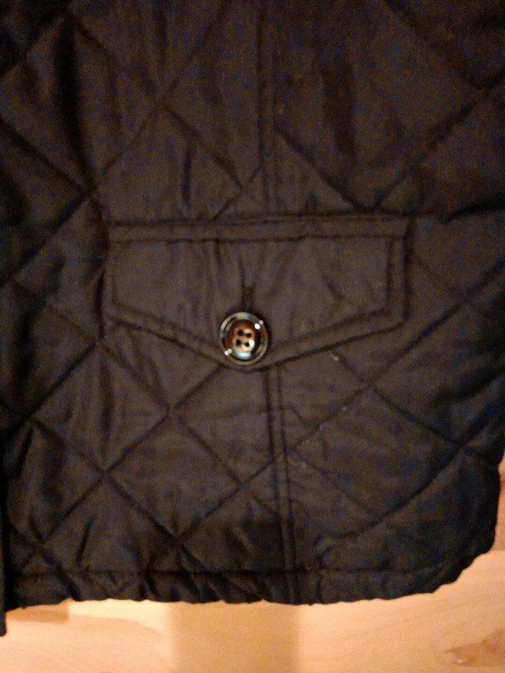Chaleco Izod Para Hombres XL Puffer Negro Sin Mangas Cremallera Chaqueta Bolsillo Logo Ligero Foto 4 de 4