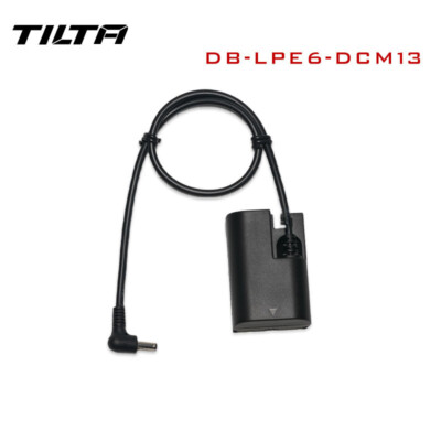 Tilta DB-LPE6-DCM13 LP-E6 to DC Male Dummy
