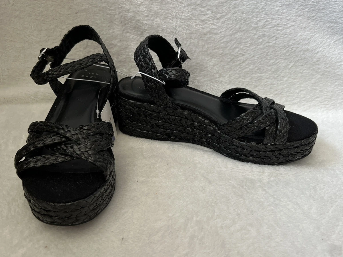 A new day wedge sandals sale