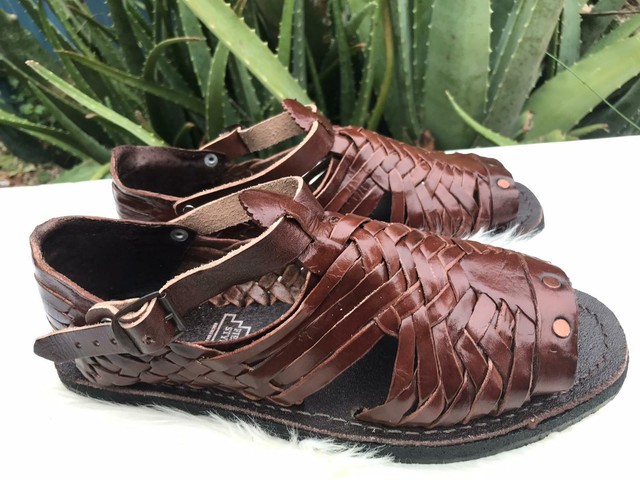 dark brown huaraches