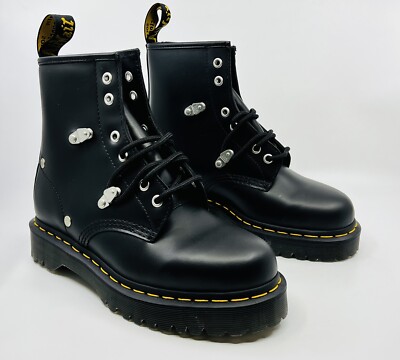 Dr.Martens 1460 ベックススタッド Dr. Martens 1460 Bex Stud Boots Black Leather Men's Size 7