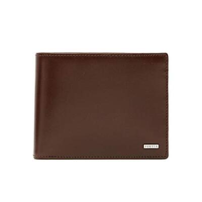 PORTER scene 2 fold Wallet Brown with velo 110-02920 NEW