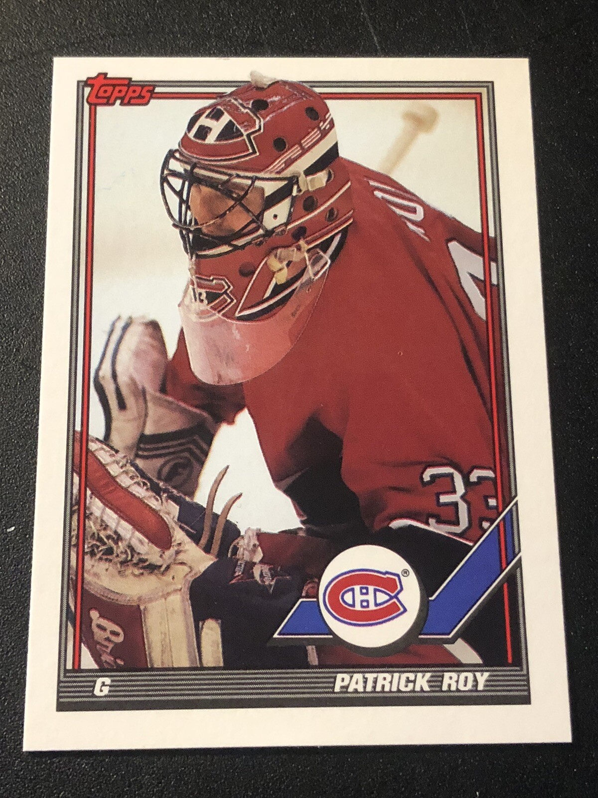 1991-92 Topps Patrick Roy #413 HOF
