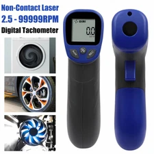 Digital Photo Laser Tachometer Non-Contact RPM Tach Meter Motor Speed Gauge US