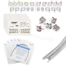 AZDENT Dental Orthodontics Arch wire/Bracket Expanded Stainless steel Round