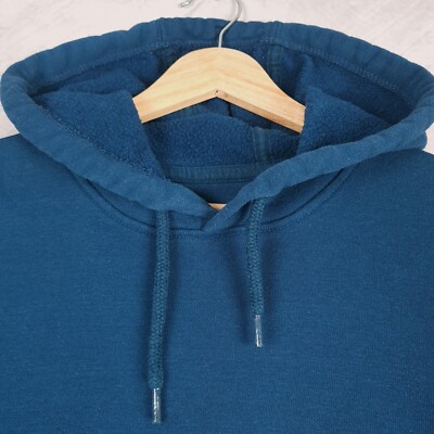 Carhartt Hoodie Mens Small Superior Blue Original Fit Pullover Sweatshirt  Logo | eBay