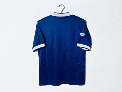 Maillot Vintage Écosse 1986 – Umbro, Taille M, Bleu, Manches Courtes, Collection