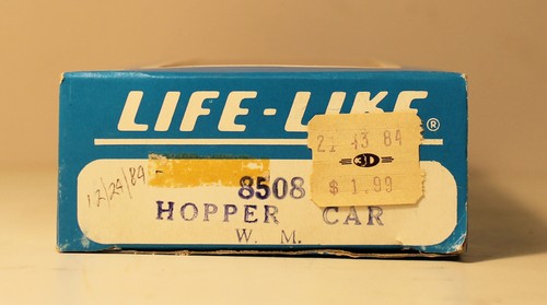 LIFE-LIKE HO WESTERN MARYLAND TWIN COAL HOPPER NEW ORIGINAL BOX - Picture 2 of 2