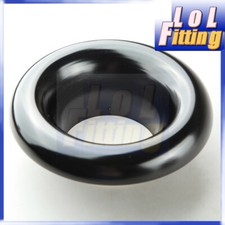 4 Inch 102mm Short Ram Cold Air Intake Turbo Horn Velocity Stack Adapter Black