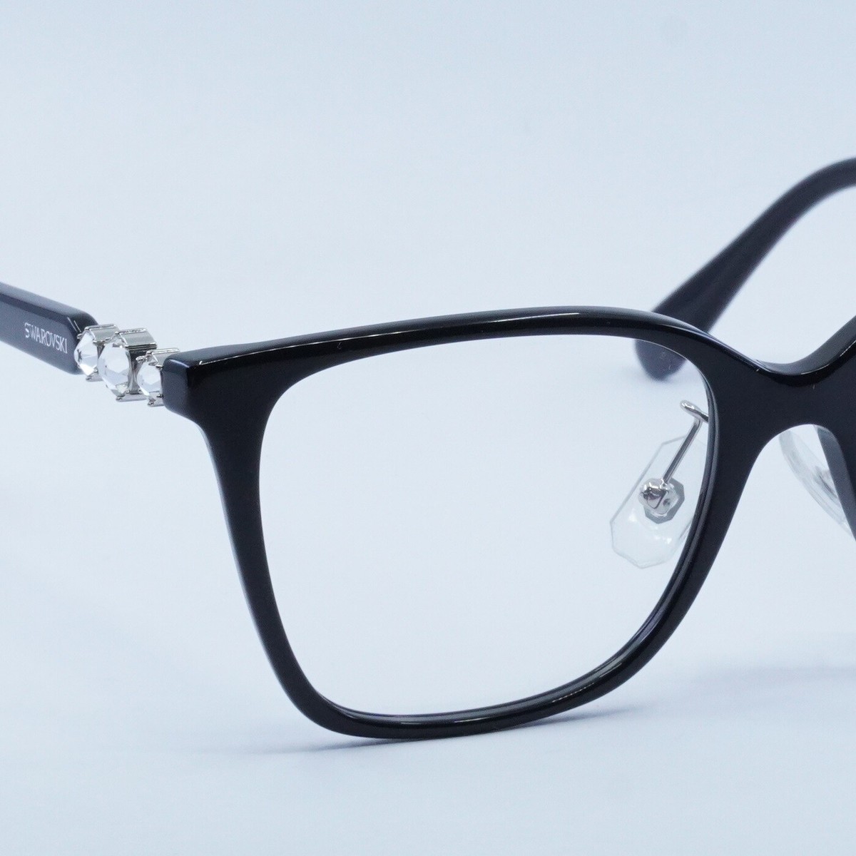 SWAROVSKI SK2026D 1001 Black 54mm Eyeglasses New Authentic 