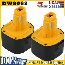 1~2PACK 9.6V Replacement for Dewalt 9.6 Volt Battery DW9062 DW9061 DE9036 DE9062