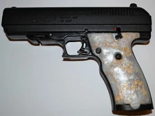 HI Point JCP-40 / JHP-45  pistol grips pearl with gold leaf plastic