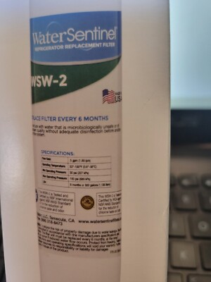 Sentinel Water Wars Water Sentinel WSW-2 refrigerator filter never used | eBay