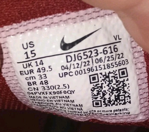 耐克 Alpha Huarache Elite 4 草皮男式 15 码棒球红鞋 DJ6523-616 — 第 4/4 张图片