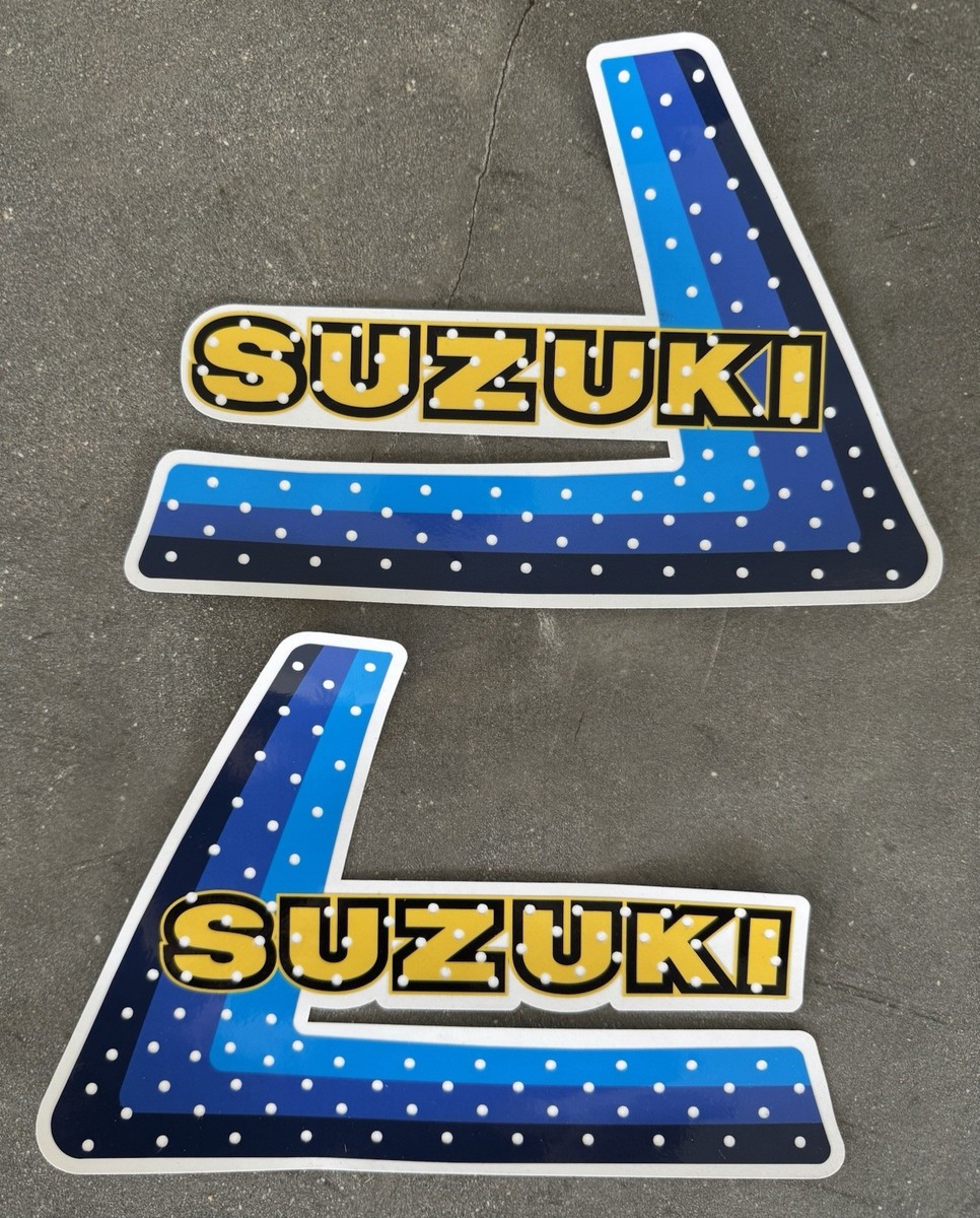 Suzuki RM400 1979 Perforated Tank Decal Set / Sticker Kit
