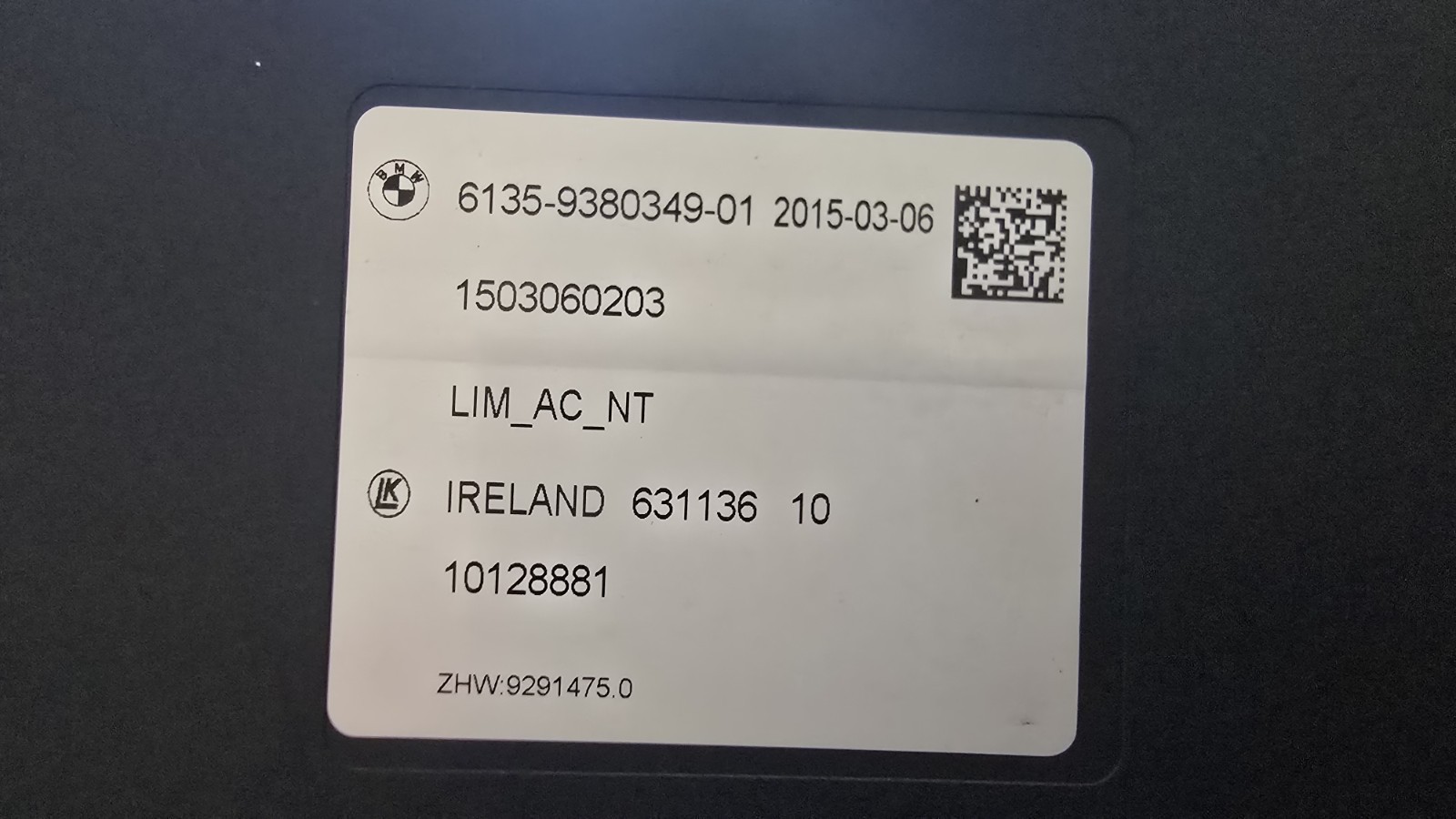 Bmw i8 LIM Charging Module