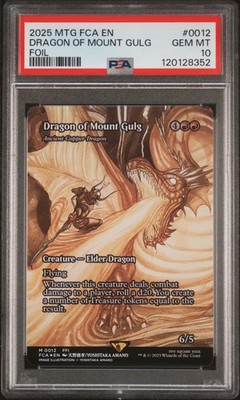 2025 MTG FINAL FANTASY: THROUGH THE AGES FOIL #0012 DRAGON OF