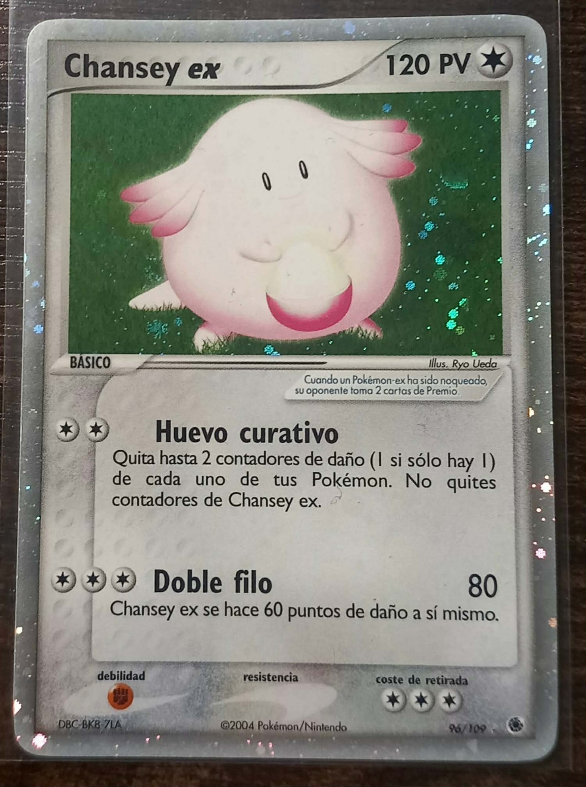 Pokemon Chansey Ex Ruby & Sapphire 96/109 Sp 2004 Mint Pack Fresh