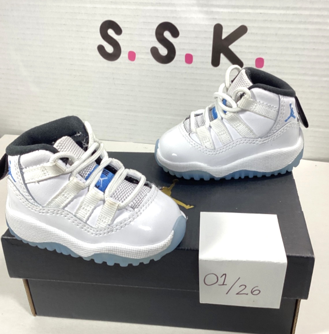 Nike Air Jordan 11 Retro Low Legend Blue Toddler Size 2c