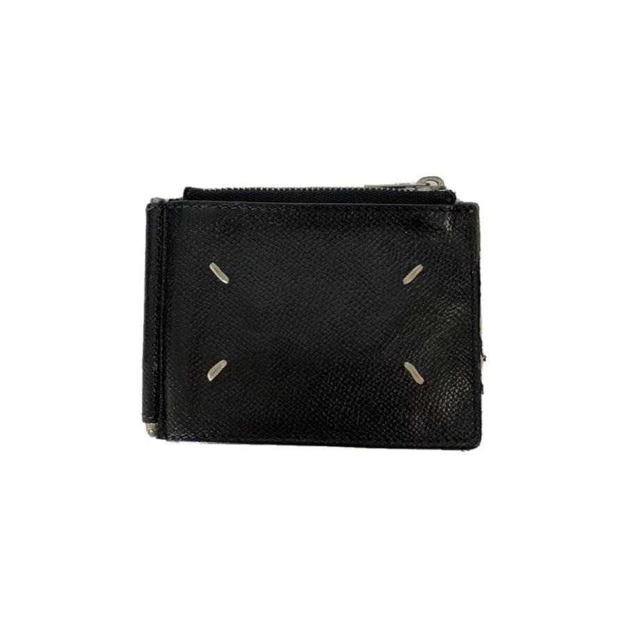 Maison Margiela Money Clip Bifold Wallet Black With Box Mens accessories F/S