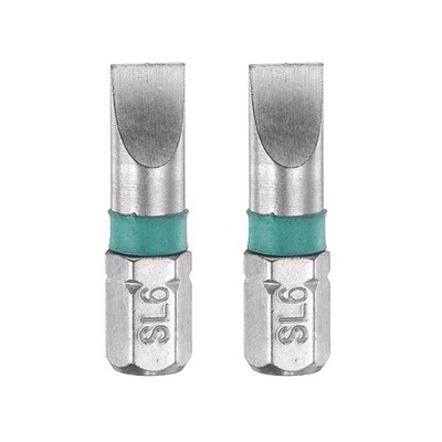 SL6 2er Pack Magnetbits 1/4'' 1'' S2 Stahl für Schraubendreher