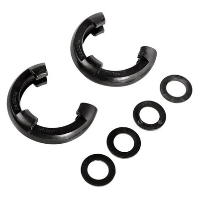 Rugged Ridge 11235.30 3/4'' Black D-Ring Isolator Kit