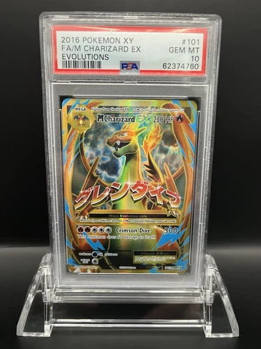 2016 Pokemon XY F.A./ M Charizard EX Evolutions #101 PSA 10