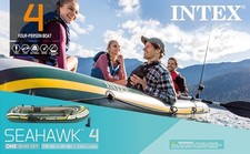 NIB Intex 68351EP Seahawk 4 Inflatable Boat w...