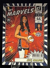 2025 Donruss WNBA Kiki Iriafen Net Marvels (RC) Rookie  #16 Mystics MINT